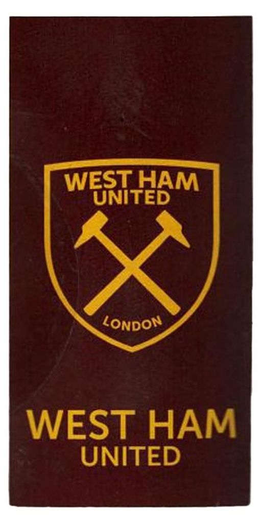 West Ham United FC - Asciugamano, Jacquard BS6769 (taglia Immagine del prodotto 