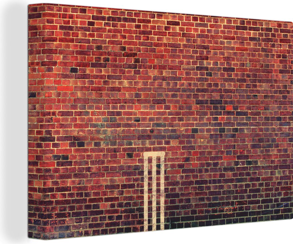 OneMillionCanvasses - Leinwandbilder - 140x90 cm, Grille - Stein - Mauer, Wandbilder Kunstdruck Wanddekoration