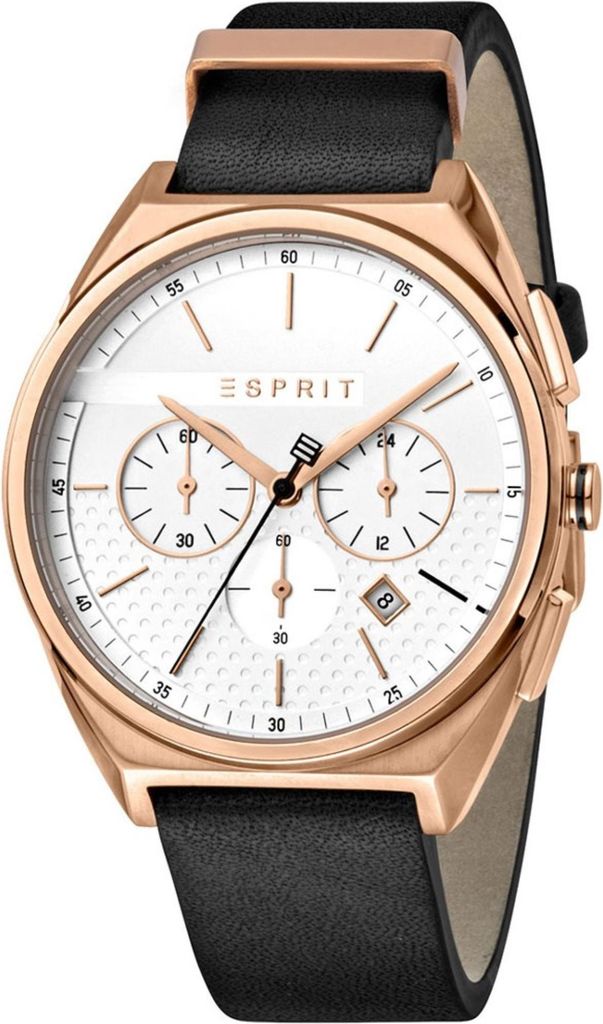 Esprit ES1G062L0035 Slice Chrono White Rosegold Black Herrenuhr Chronograph