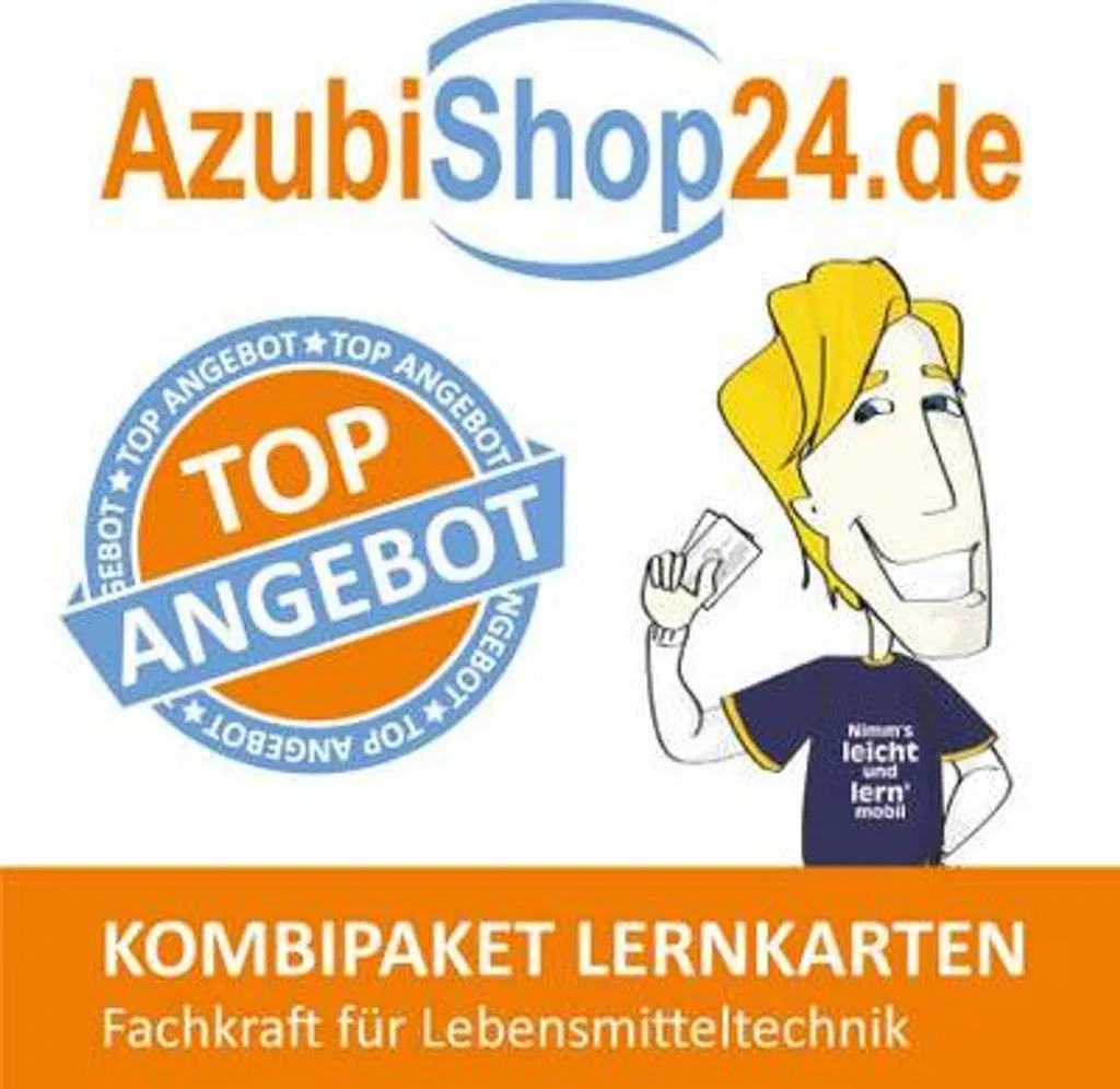 Kombi-Paket AzubiShop24 Fachkraft Lebensmitteltechnik Fiches d'Étude