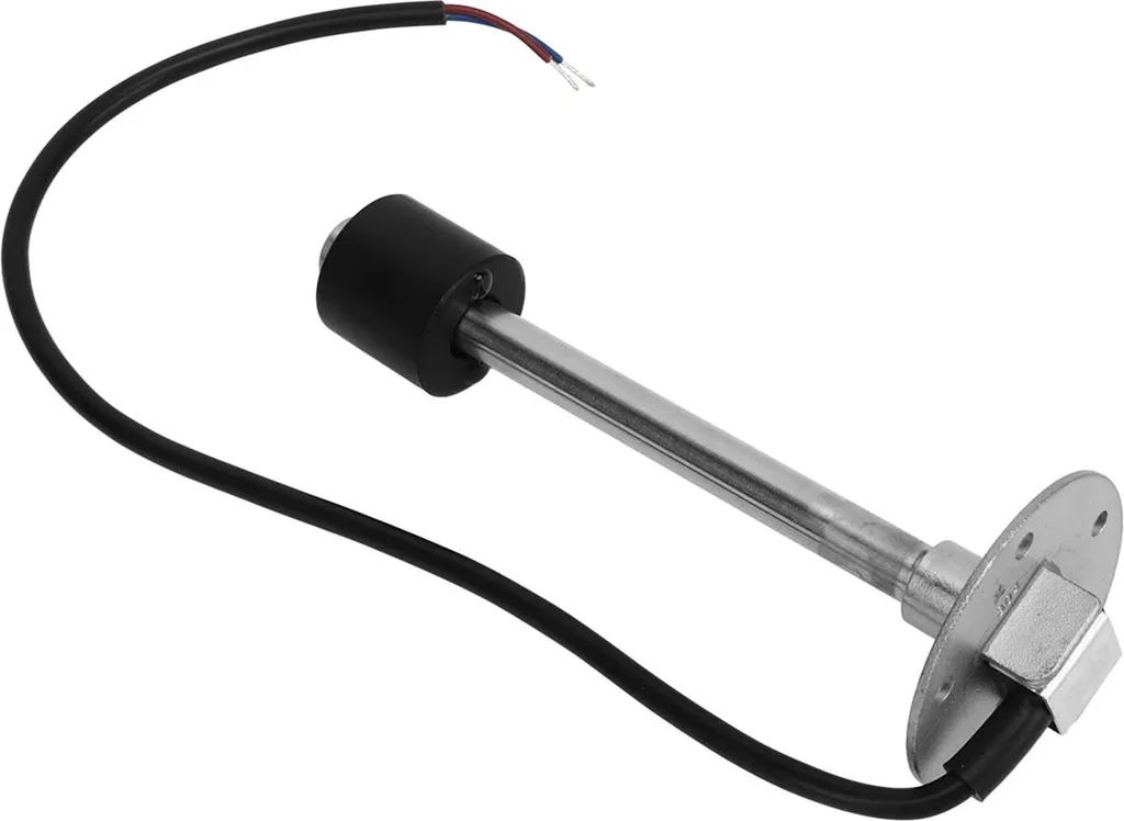 Émetteur de niveau carburant et eau 0-190 ohms - Sonde 175mm Inox