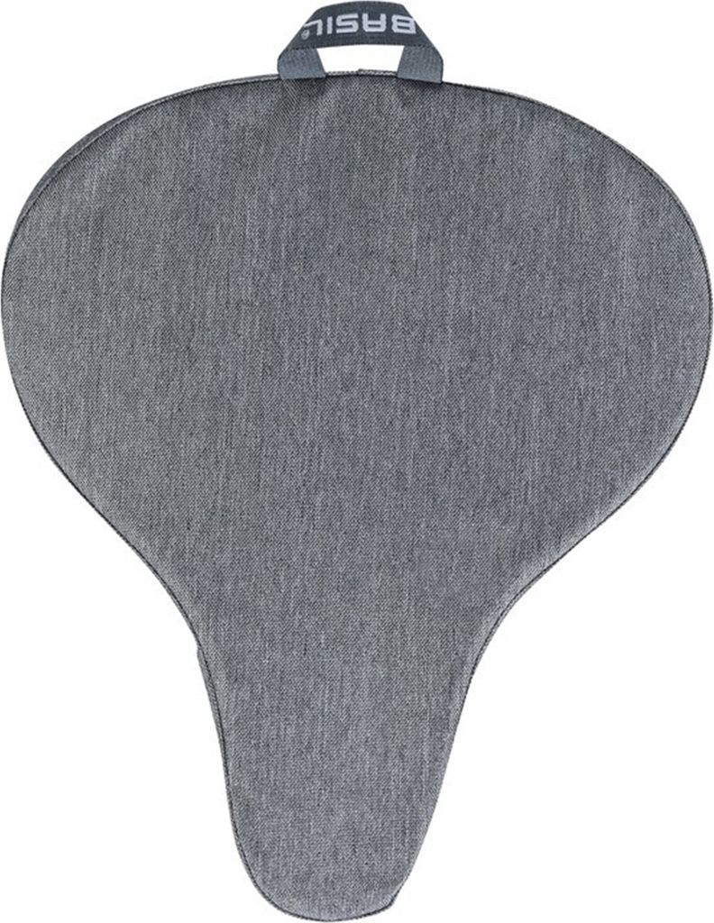 Basil Sattelüberzug Go grey/melee, 28x23x1cm Produktbild 