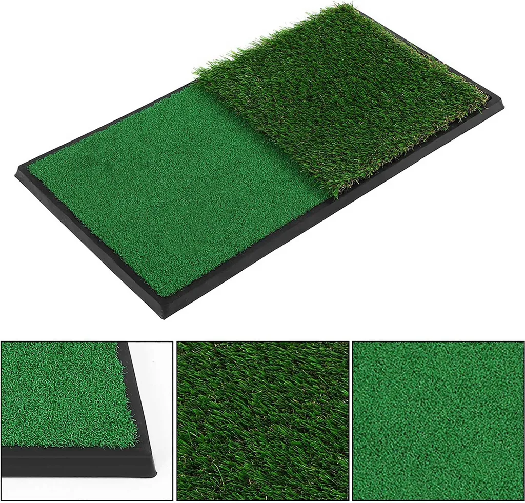 Tapis de golf pour exercice avec pelouse de simulation réaliste