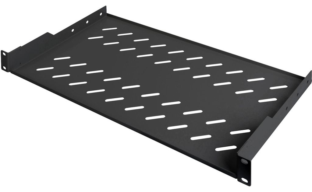 DIGITUS DN-19 TRAY-1-SW - Rack - Regal - Schwarz - 1U - Produktbild 