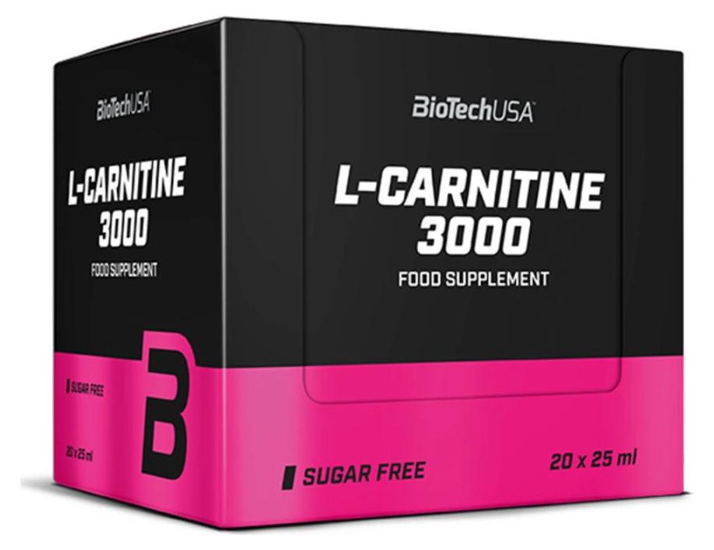 BioTech USA L-Carnitina Fiale 3000 mg 20 x 25 ml arancione Immagine del prodotto 