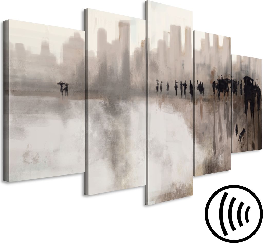 Akustikbild Abstrakt 200x100 cm Bilder Akustikschaum Produktbild 