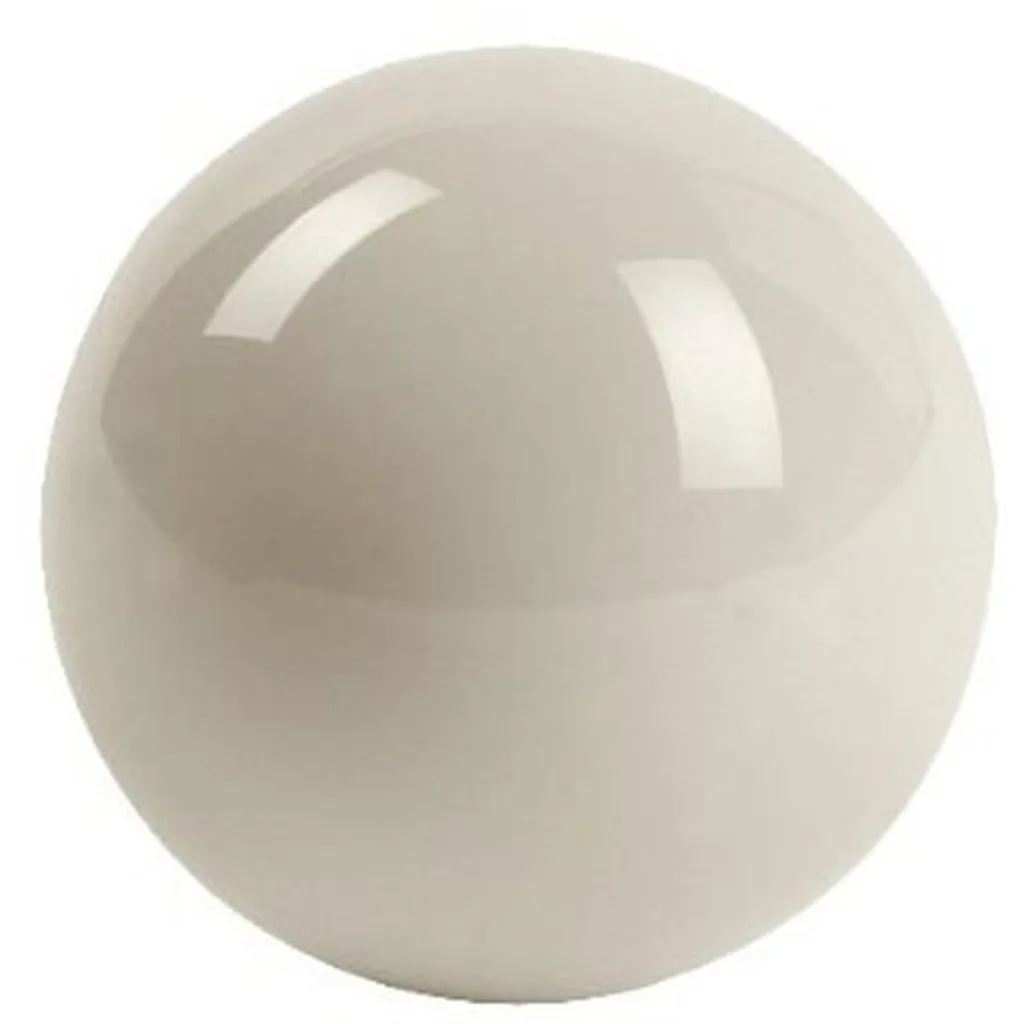 Balle de billard Aramith 48 mm blanche : finies les déviations de tir