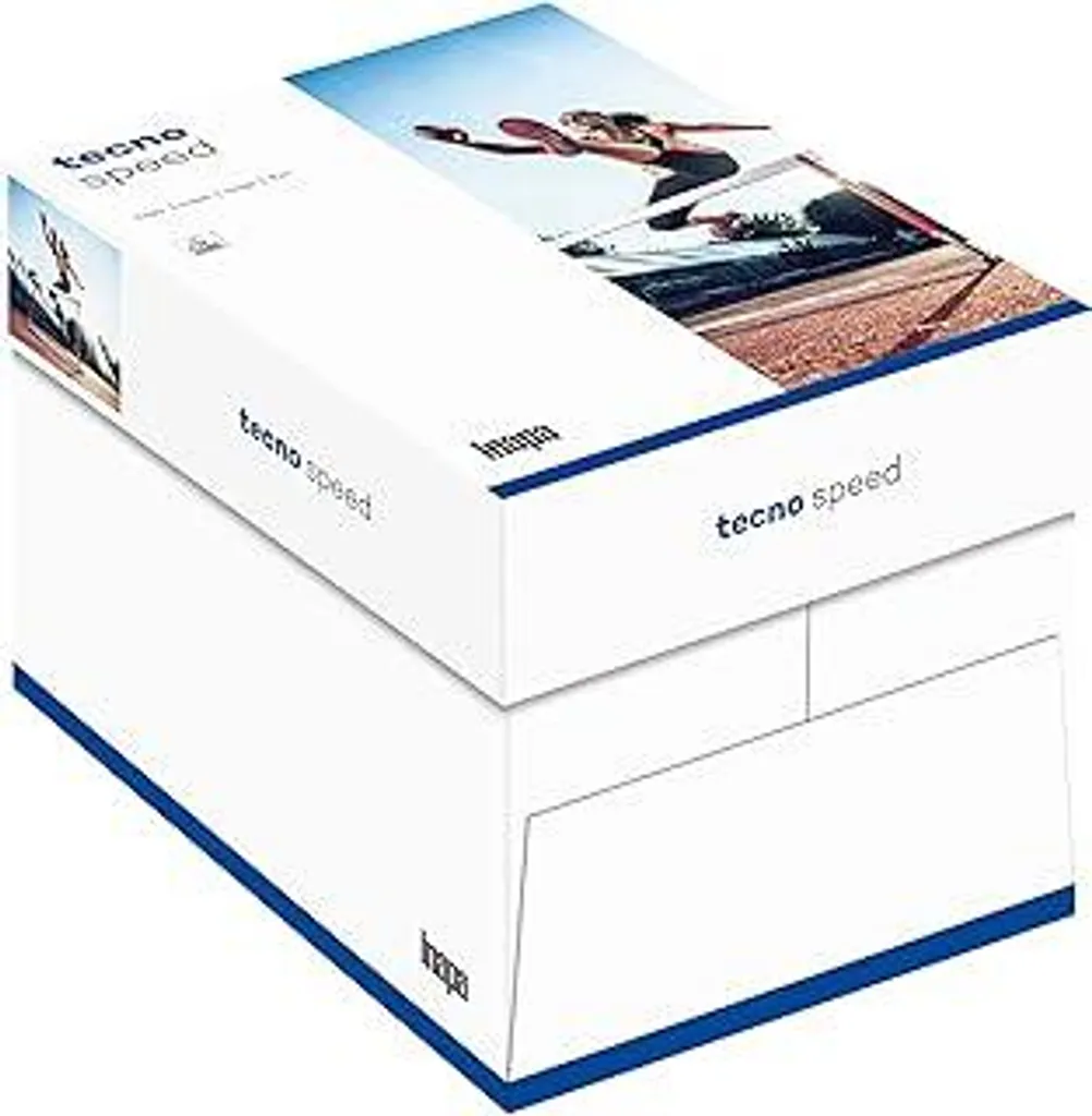 Carta A3 Inapa Tecno Speed 80g Ecosostenibile - 2500 Fogli Bianchi