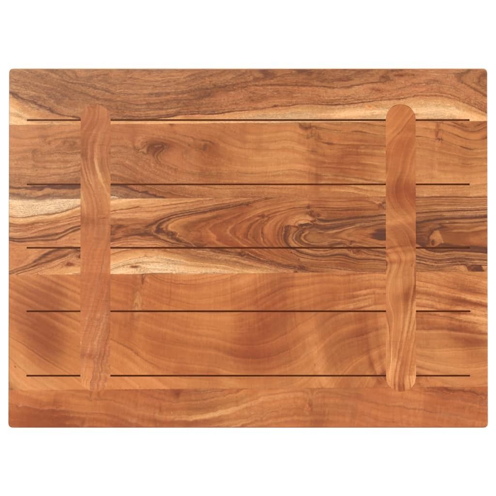 vidaXL Tischplatte 80x50x2,5 cm Rechteckig Massivholz Produktbild 