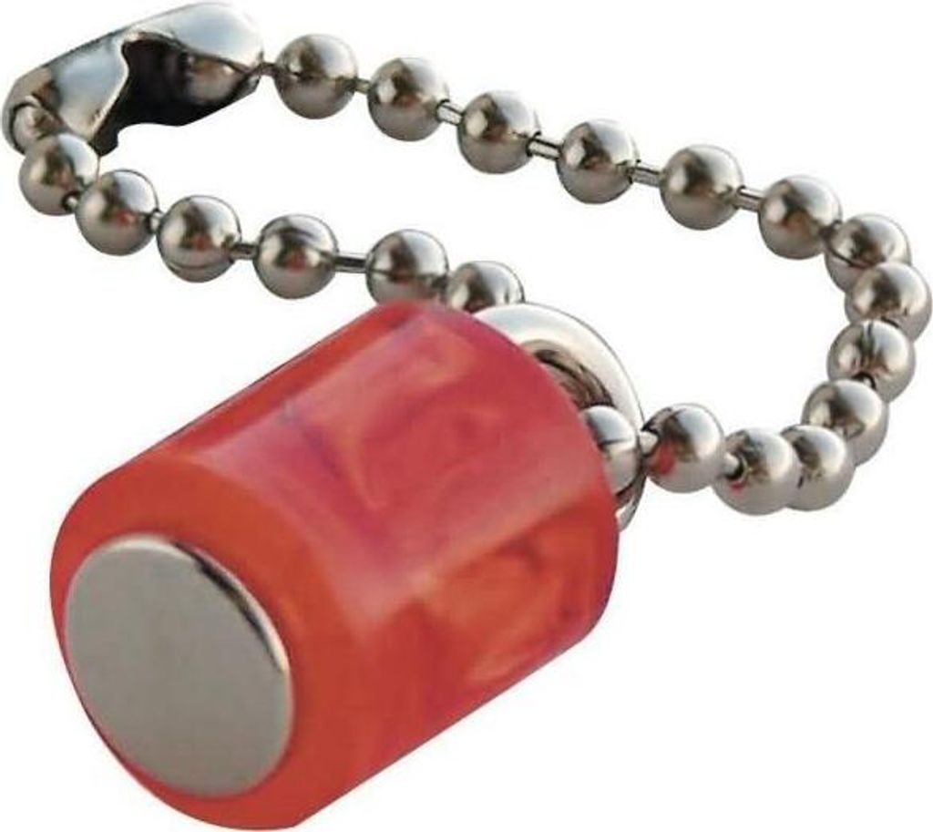 Magnet Power Zylinder + Kette 14x25mm VE=40 Stück kristallrot