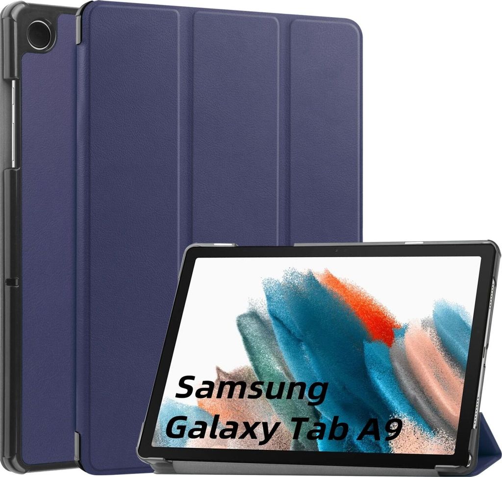 Für Samsung Galaxy Tab A9 3folt Wake UP Smart Cover Tablet Tasche Hülle Case Neu