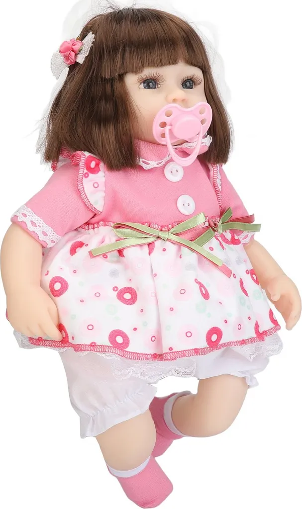 Poupée Reborn haute simulation 42 cm avec articulations flexibles