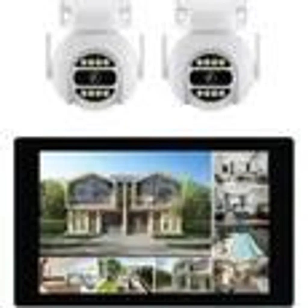 Kit Vidéophone LINK2HOME 2 Caméras HD Écran 10,1 Pouces Vision Nocturne