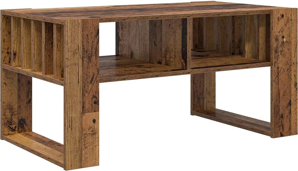 Tavolino SYFAX™ Legno Vecchio 92cm - Best Seller Arredo Industriale