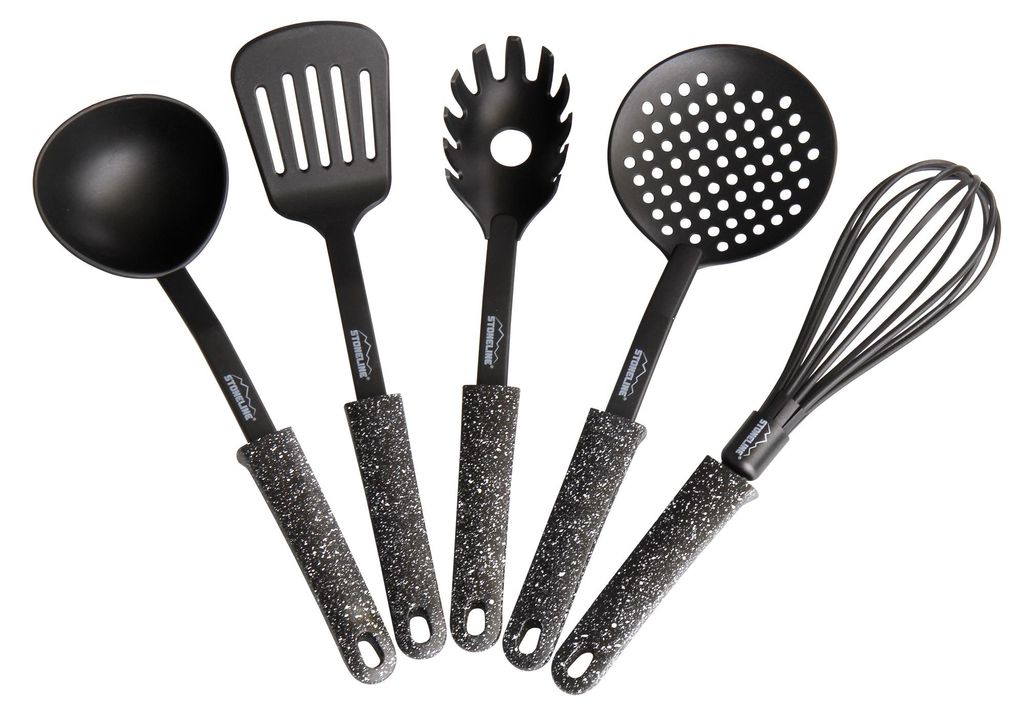 STONELINE® Küchenhelfer Set 5-teilig | Schwarz Produktbild 
