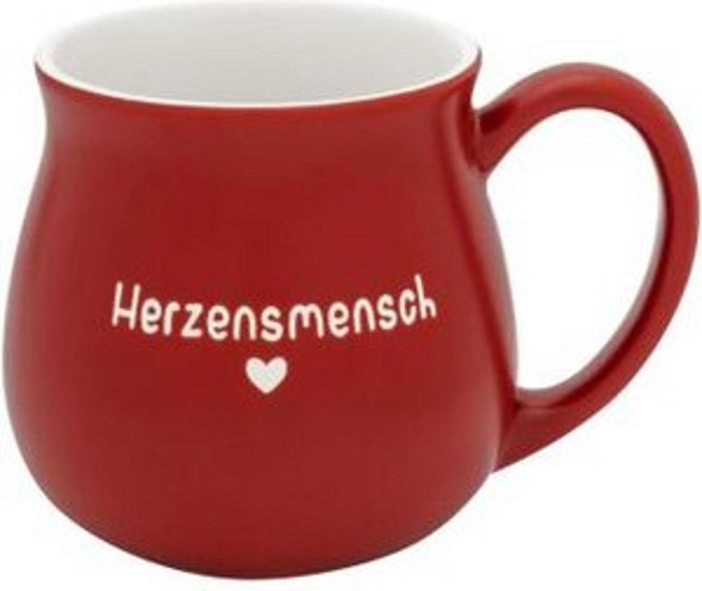Tasse bauchig graviert HERZENSMENSCH