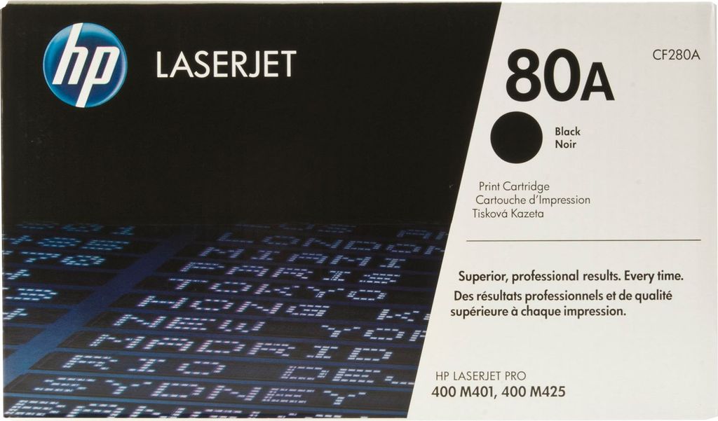 HP 80A Toner schwarz (CF280A) Produktbild 