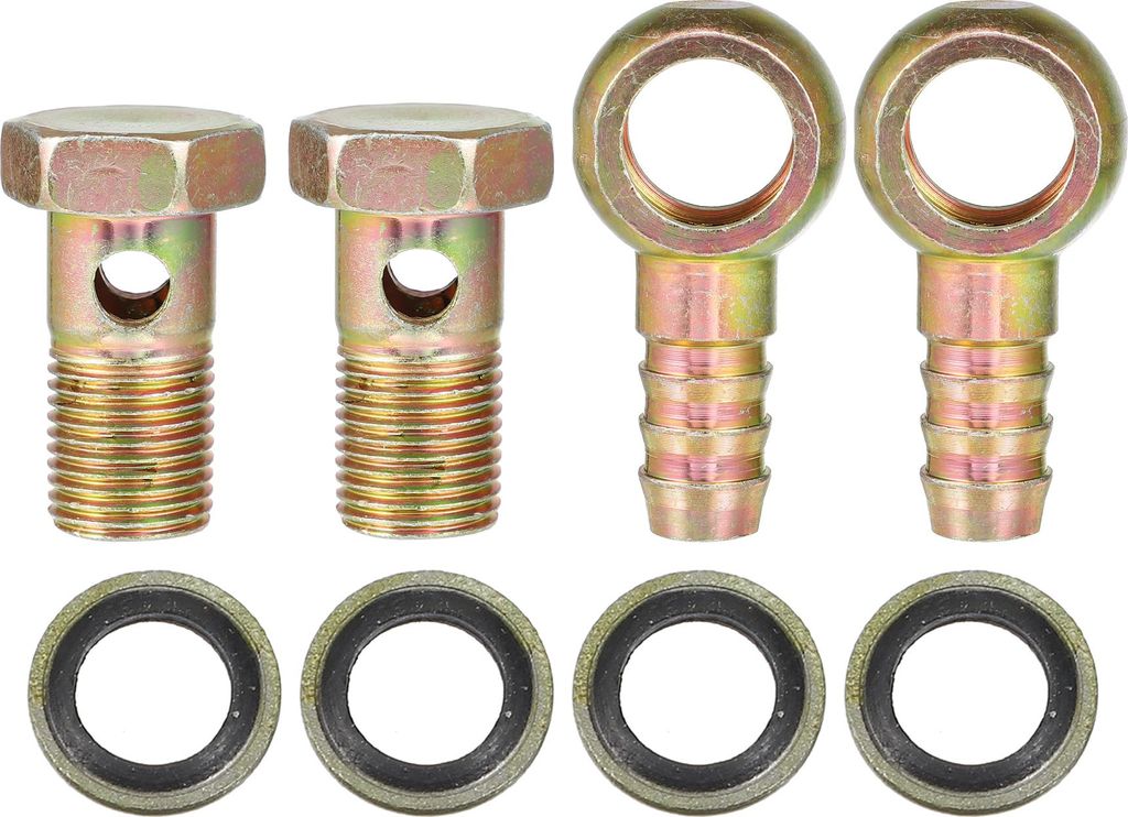 M16x1.5 14mm Voiture Banjo Tuyau Barbillon Boulon Raccords Image du produit 