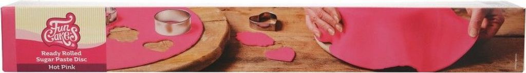 FunCakes Ausgerollte Fondantdecke Hot Pink 430g Produktbild 