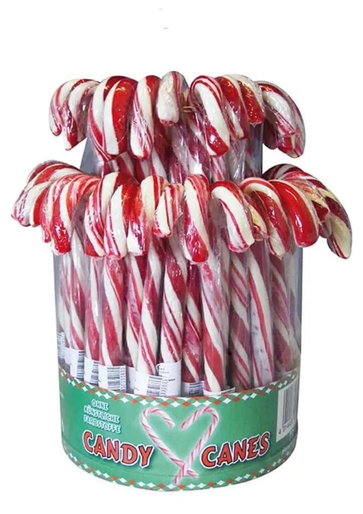 Parasolki Candy Can Red White wygięte 72 sztuki 1008g Zdjęcie produktu 