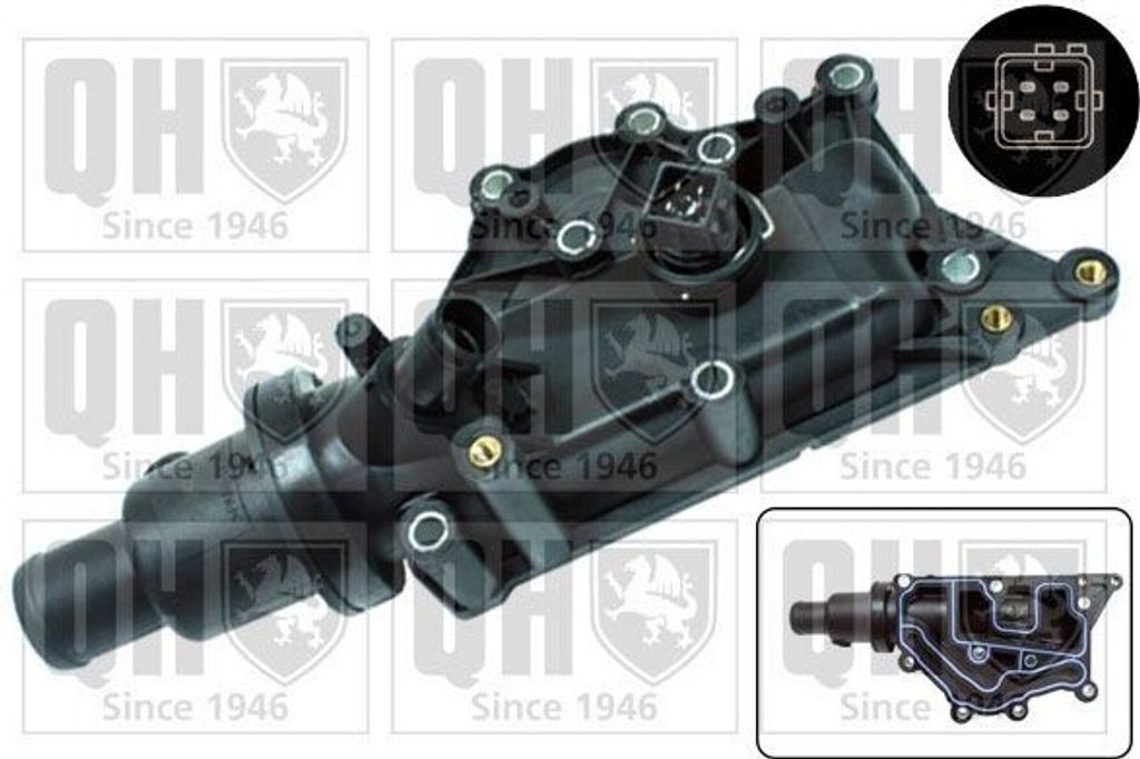 QUINTON HAZELL Thermostat Kühlmittel 89°C für RENAULT Clio III Schrägheck (BR0/1, CR0/1) TWINGO II (CN0) CLIO II (BB0/1/2, CB0/1/2) Scénic III