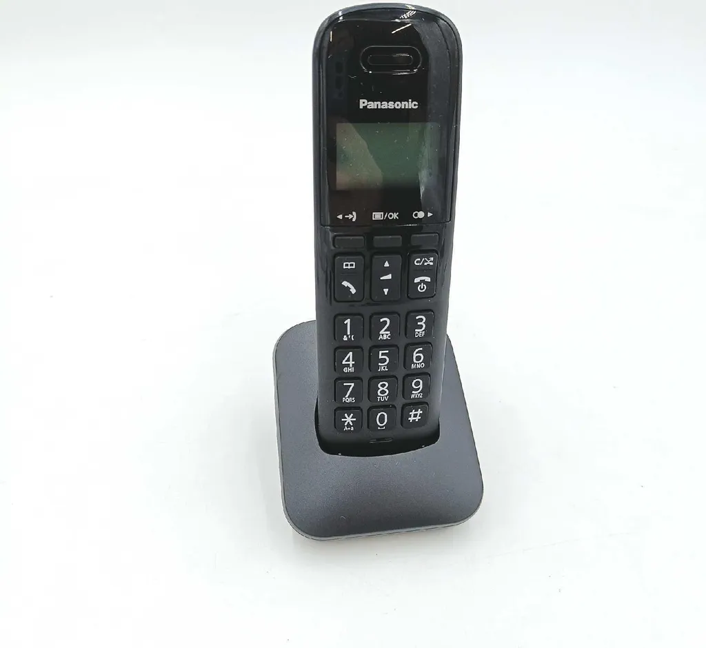 Téléphone Fixe Sans Fil Panasonic KX-TGB610 Noir - Combiné Solo Bureau