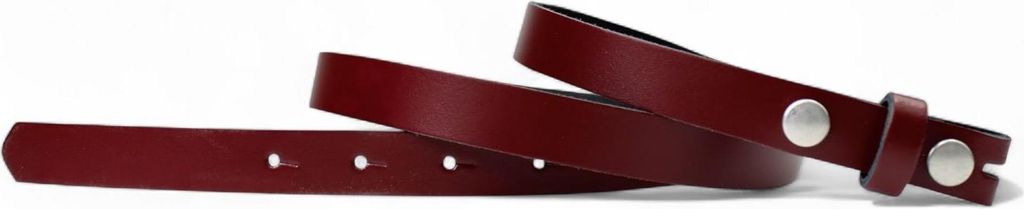 FRONHOFER Wechselgürtel 2,5 cm, Gürtel ohne Schnalle, Gürtel mit Druckknopf