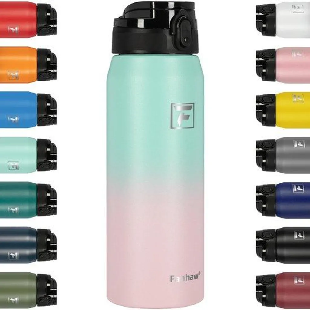 Gourde anti-fuite Hydranter 750 ml en acier contre les sacs mouillés