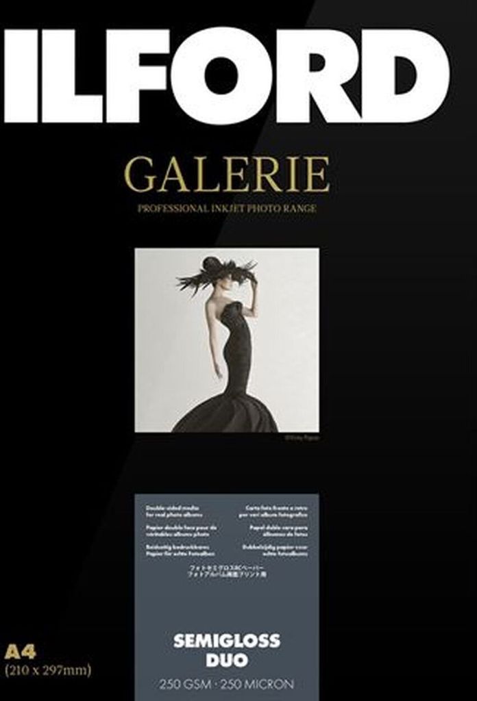 Ilford Galerie Semigloss Duo 250g A3 25 Blatt Fotopapier
