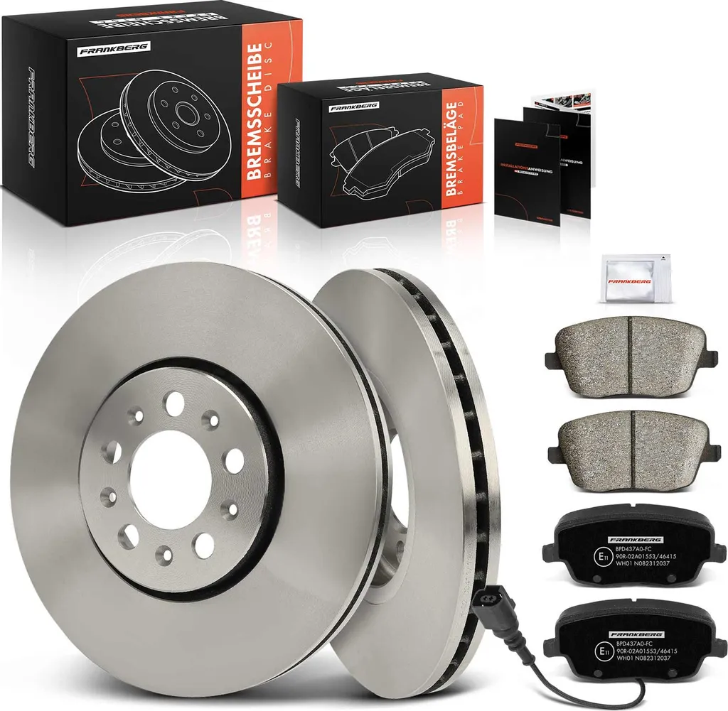 Disques de frein ventilés et plaquettes haute performance Seat et Skoda