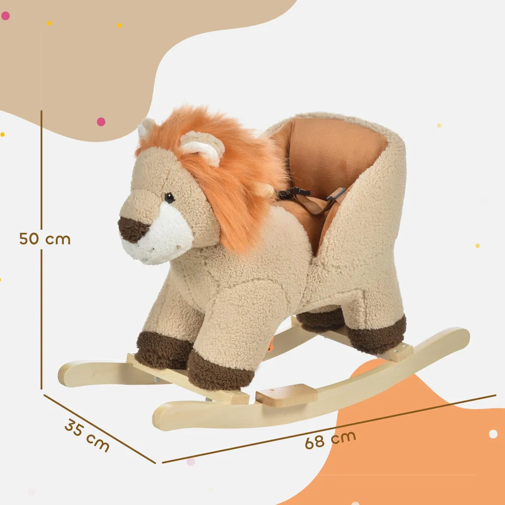Bascule Lion Enfant : Stable et Confortable pour un Jeu Sans Risque - 5