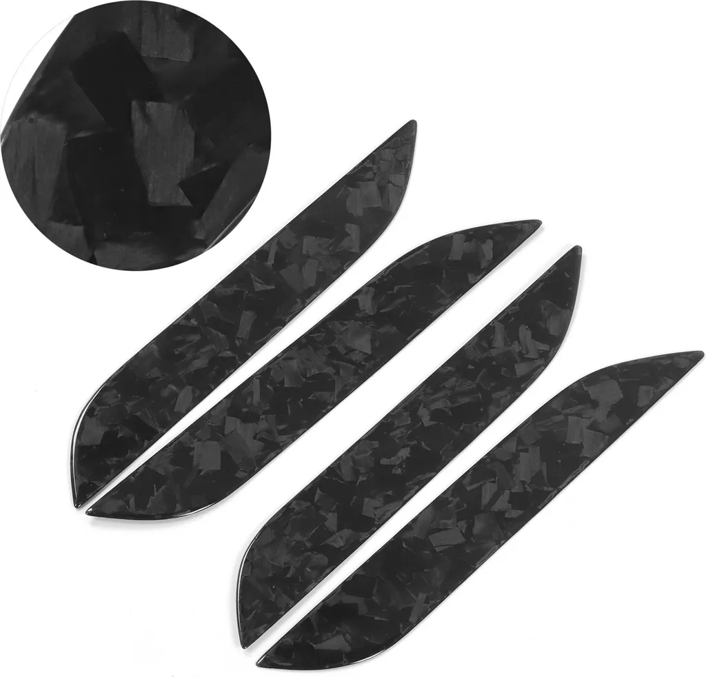 Kit décoration Tesla Model S en carbone véritable forgé brillant 4 pièces - 5