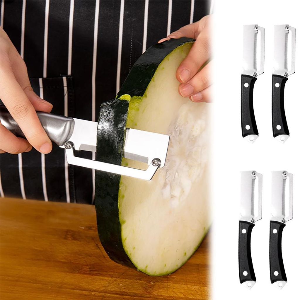 5 pcs Sparschäler,Flaschenöffner,2 in 1 Multifunktions-Gemüseschäler Kartoffelschäler,Apfelschäler mit ergonomischem Holzgriff–küchenhelfe...