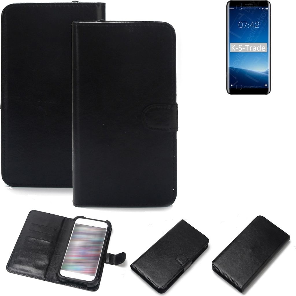 K-S-Trade Handyhülle Schutzhülle kompatibel mit Doogee X60 Handy Schutz Hülle Handyhülle Bumper schwarz 1x