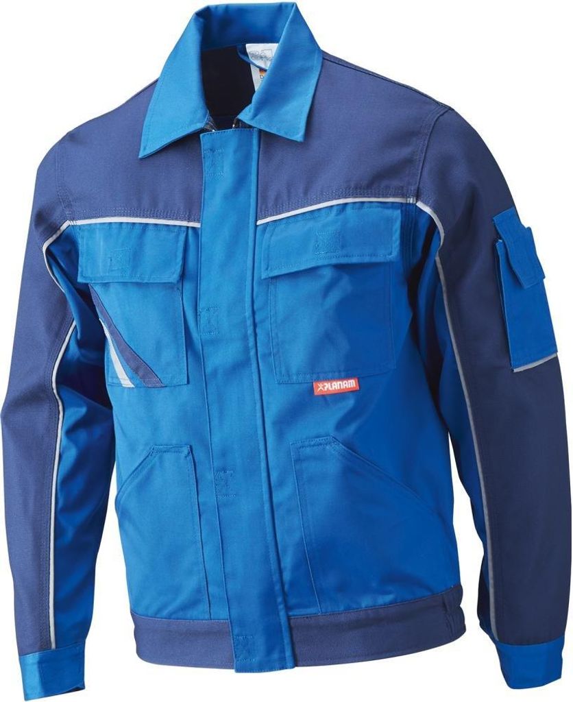 Planam  Highline Bundjacke kornblau/marine/zink Gr. 50, Produktbild 