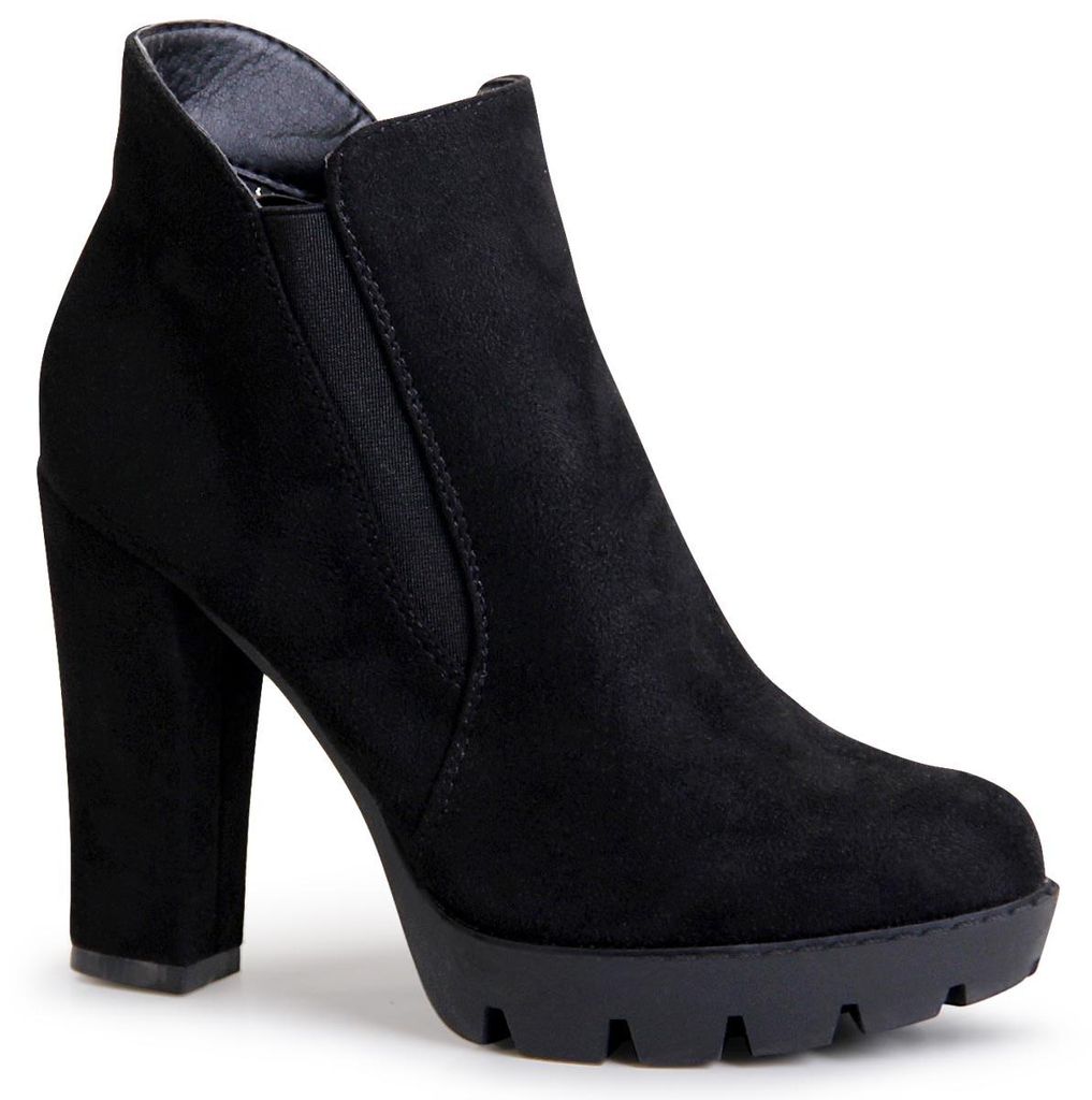 topschuhe24 1689 Damen Plateau Stiefeletten Ankle Boots, Produktbild 