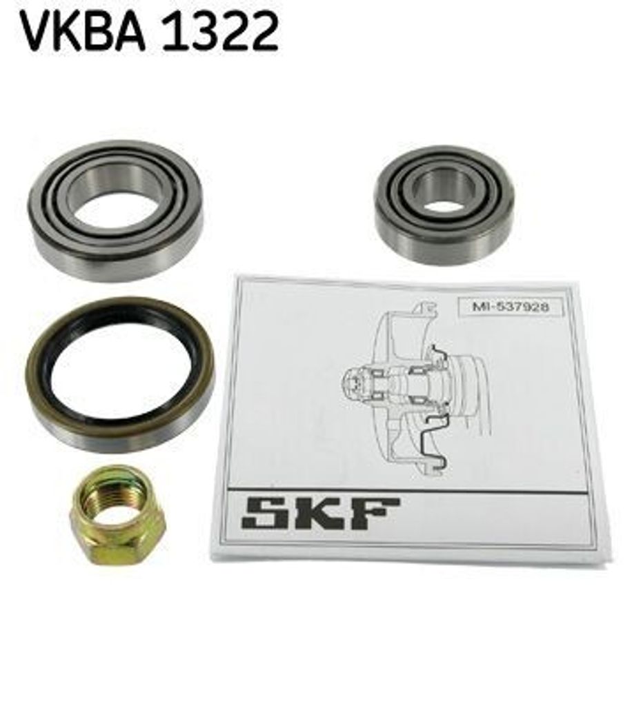 SKF Radlagersatz Hinten Rechts für KIA PRIDE (DA) VKBA 1322 Produktbild 