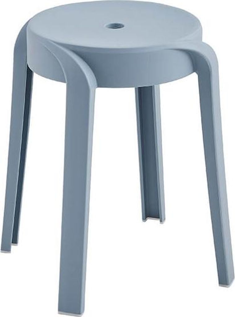 HOME DELUXE Hocker NIVO – Stapelbar, Hellblau (2er Set) | Produktbild 