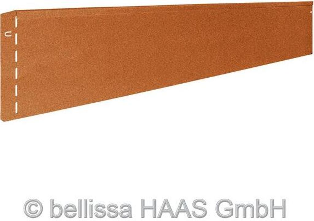 Bellissa Rasenkante Corten 118 x 20 cm Produktbild 1