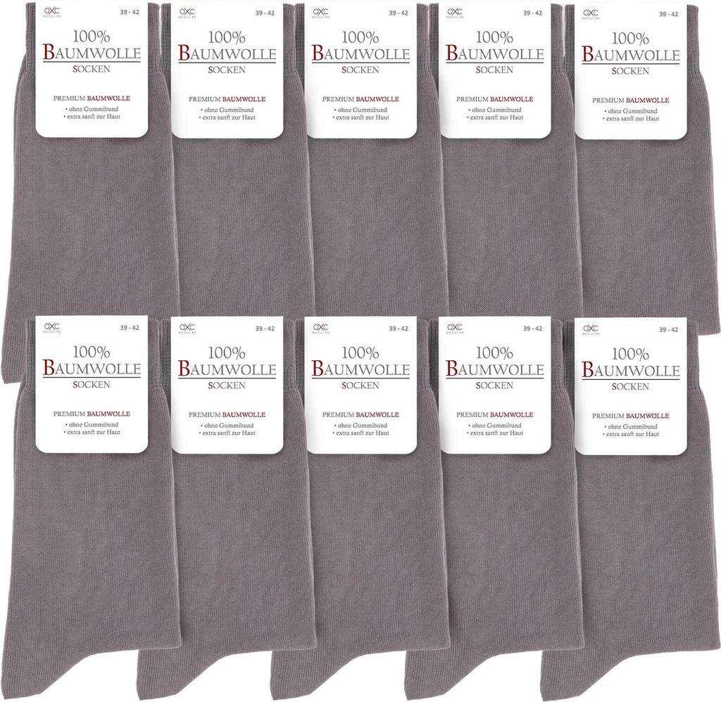 Occulto Herren 100% Baumwollsocken 10-20er Pack (Modell: Produktbild 