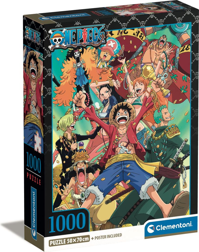 Puzzle CLE 1000 Compact Anime OnePièce 39921 Image du produit 
