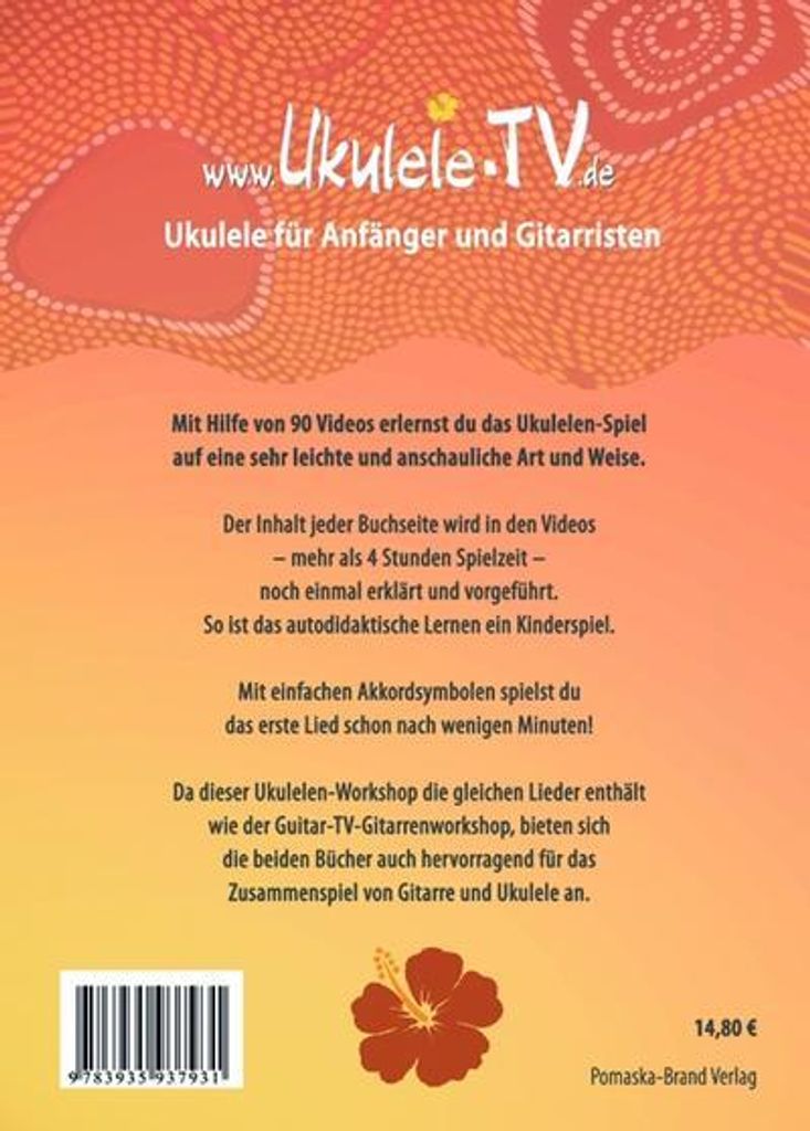 Ukulele-TV: Ukulele für Anfänger und Gitarristen - ohne Noten, m. DVD