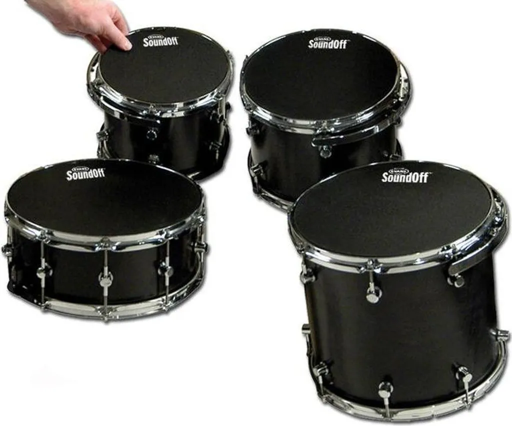 Evans SO-0244 Fusion Pack : Sourdines de Batterie SoundOff pour Fûts