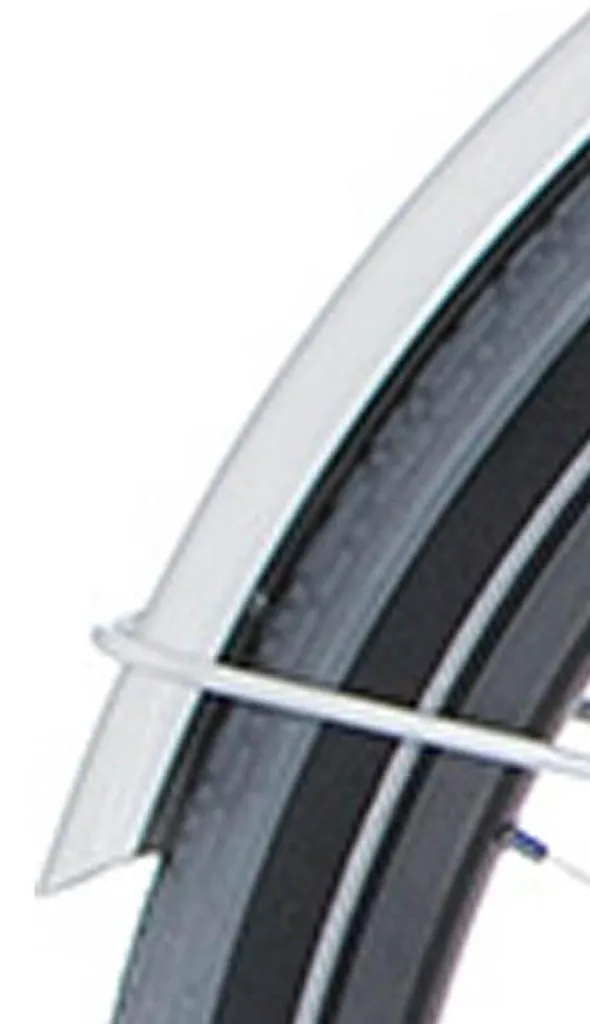 Garde-boue Cortina Fender 28 arrière robuste en métal Bleu Minor Grey