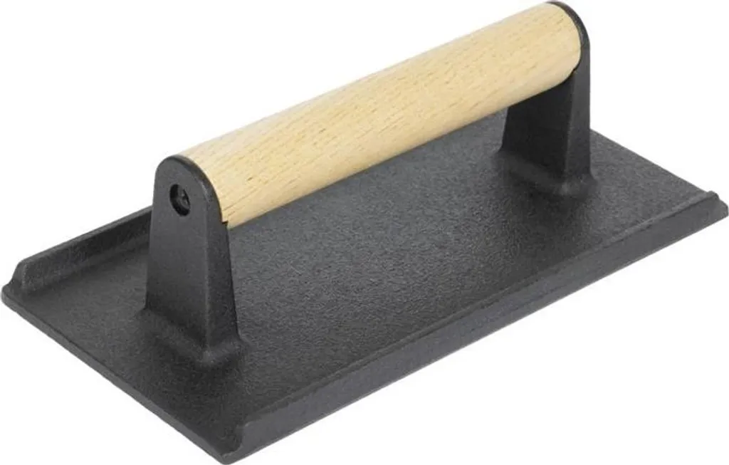 Meat Press Deglon Sabatier in Ghisa per BBQ e Griglia - Anti-Curling