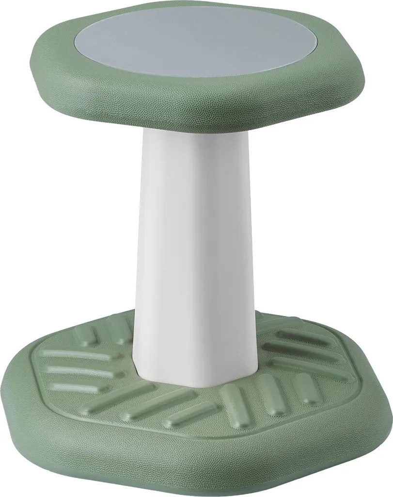 Tabouret oscillant ergonomique Chaise à bascule Verte pour les 3-7 ans