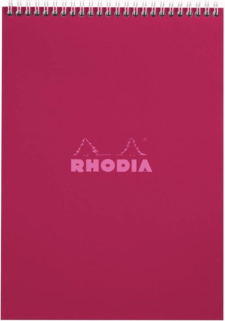 Clairefontaine 5x Rhodia Block A4 Pflaume Kar 80Bl 118420C