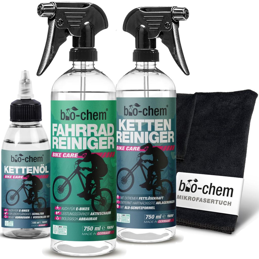 bio-chem Fahrrad Reinigungsset 4-teilig - Extrem effektives Produktbild 
