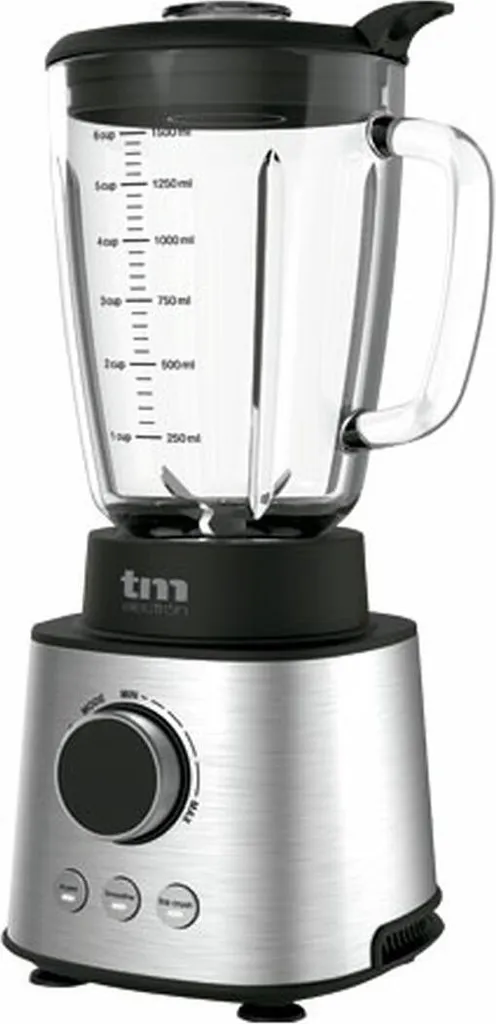 Mixeur sur socle TM Electron 1200W bol acier 1,5L haute performance