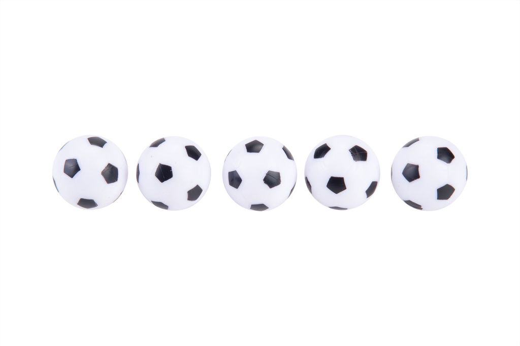 Angel Sports Tischfußball-Ballset Schwarz/Weiß - 5 Stück Produktbild 